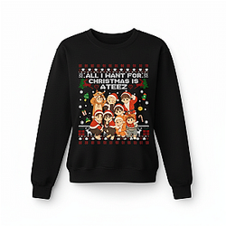 Ateez World Tour In Your Fantasy Ugly Christmas Sweater