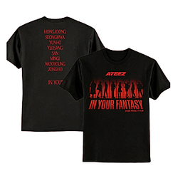 In Your Fantasy Member Name 2026 World Tour DTNK1704 Ateez T-Shirts