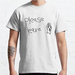 Ateez T-Shirts - ATEEZ please leave Classic T-Shirt RB0608
