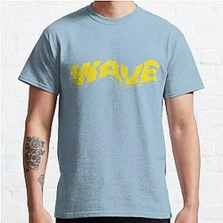 Ateez T-Shirts - WAVE ATEEZ (Blue) Classic T-Shirt RB0608