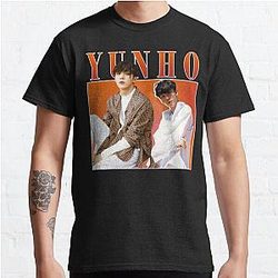 Ateez T-Shirts - Jeong Yunho Ateez Classic T-Shirt RB0608