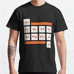 Ateez T-Shirts - ATEEZ Periodic Table Classic T-Shirt RB0608