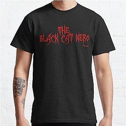 Ateez T-Shirts - KPOP ATEEZ The Black Cat Nero Classic T-Shirt RB0608