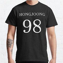 Ateez T-Shirts - ATEEZ PRESENT HONGJOONG Classic T-Shirt RB0608