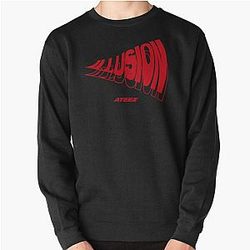 Ateez Sweatshirts - KPOP ATEEZ ILLUSION Pullover Sweatshirt RB0608