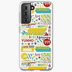 Ateez Cases - ATEEZ COLLAGE Samsung Galaxy Soft Case RB0608