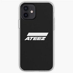Ateez Cases - ATEEZ Logo (White) iPhone Soft Case RB0608