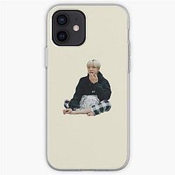 Ateez Cases - Cute Ateez Yunho Blonde Hair Pajamas  iPhone Soft Case RB0608