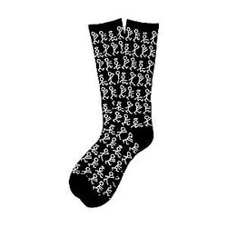 A Tribe Called Quest Stick Figures Socks, Black, One Size