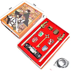 Attack on Titan Accessories - Into The Key Ring Bracelet Wings Keychain Weapons Gift