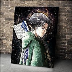 Angriff auf Titan Poster - Levi Ackerman Wand Kunst Kunst Kunst Kunstdruck Poster