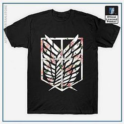 Attack on Titan Shirt - Scouting Legion Floral Shirt
