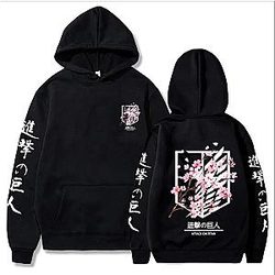 Angriff auf Titan Hoodies – Logo Flügel Freiheit Sakura Pullover Hoodie