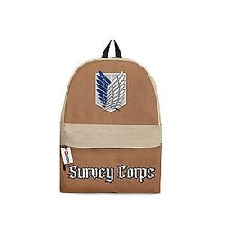 Attack On Titan Backpacks - Survey Corps Brown Anime Backpack