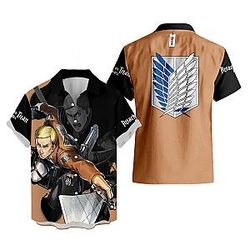Attack On Titan Hawaiian T-shirts - Erwin Smith Hawaiian T-shirt IP2006