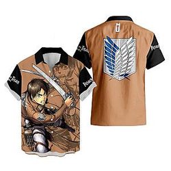 Attack On Titan Hawaiian T-shirts - Eren Yeager Hawaiian T-shirt IP2006