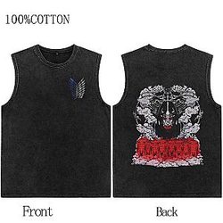 AOT Acid Wash Tanktop Titan Army