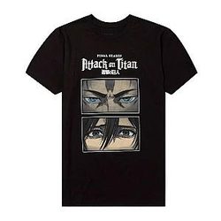 Eren & Mikasa Eyes TTPM2301 Attack On Titan Shirt