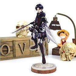 Attack On Titan Figure - Cool Levi Ackerman Graphic Acrylic Stand