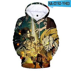 Attack On Titan Cappucci - Battle 3D Hoodie