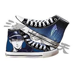 Attack On Titan Shoes - Levi Ackerman High Top Converse
