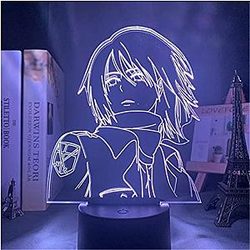 Attack On Titans Mikasa Ackerman 3D LED Lamp (Copy)