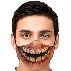 Attack On Titan Face Masks -  Jaw Titan V1 Premium Carbon Filter Face Mask