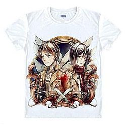 Attack On Titan T-shirts - Eren and Mikasa T-shirts
