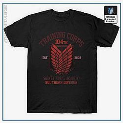 Attack On Titan T-shirts - Training Corps 104th T-shirt