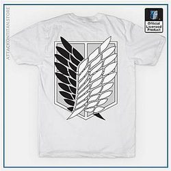 Attack On Titan T-shirts - survey corps infront and back print T-shirt