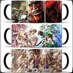 Attack on Titan Mugs - Magic Mug Tea Milk Color Changing Cups
