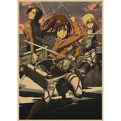 Attack On Titan Affiches - Affiche de portrait d'équipe