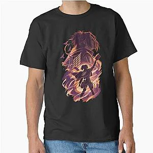 Hange Zoe Silhouette Attack on Titan Classic T-Shirt