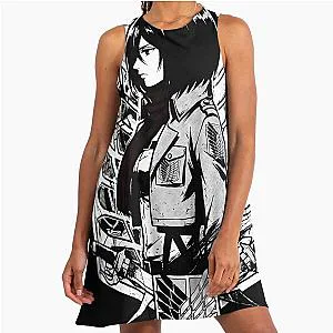 Attack on Titan Mikasa Ackerman Anime Manga Tee A-Line Dress