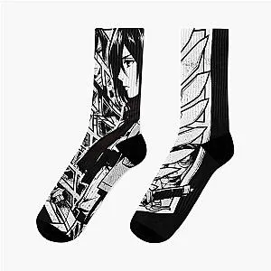 Attack on Titan Mikasa Ackerman Anime Shirt Socks