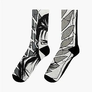 Attack on Titan Levi Ackerman Anime Manga Shirt Socks