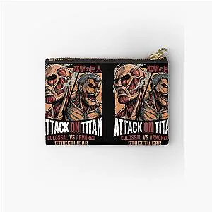 Attack on Titan Colossal Titans Anime Manga Graphic Tee Zipper Pouch