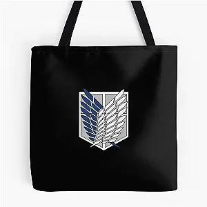 Wings of Freedom - Upgraded Attack on Titan Emblem All Over Print Tote Bag