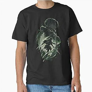 Levi Ackerman Silhouette Poster Attack on Titan T-Shirt