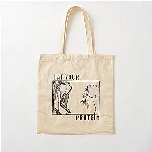 Eat Your Protein Anime Attack on Titan Cotton Tote Bag