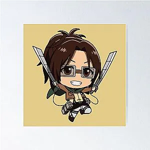 Hange Zoe Attack on Titan Poster