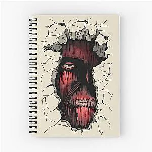 Titan Colossal Wall Attack on Titan Fanart Notebook