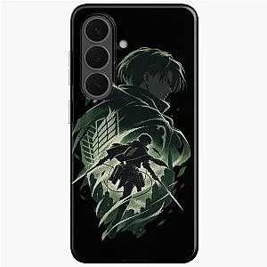 Levi Ackerman Silhouette Poster - Attack on Titan Case for Samsung Galaxy