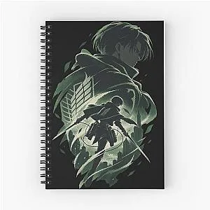 Levi Ackerman Silhouette Poster Attack on Titan Notebook