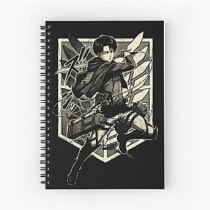 Attack on Titan Levi Ackerman Spiral Notebook