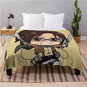 Hange Zoe Attack on Titan Throw Blanket