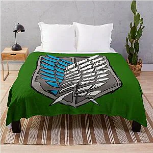 Survey Corps Attack on Titan Throw Blanket
