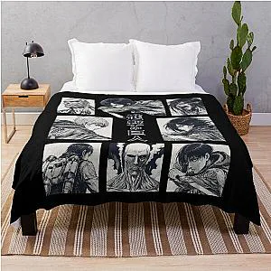 Attack on Titan Characters Throw Blanket