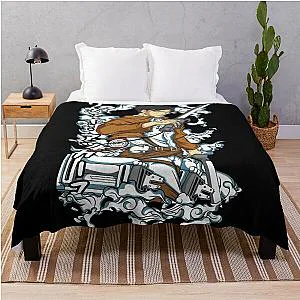 Eren Yeager Attack on Titan Throw Blanket