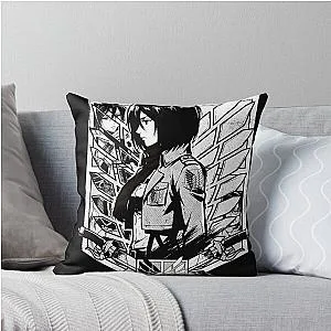 Attack on Titan Mikasa Ackerman Anime Throw Pillow